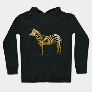 Golden Zebra Unicorn Hoodie